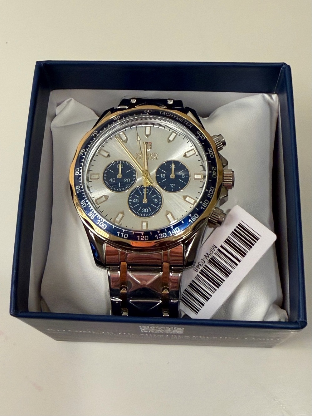 NEW Montres Prestige X Invicta Men’s Chronograph Watch - 44.5 mm - Two-tone NIB - Picture 7 of 7